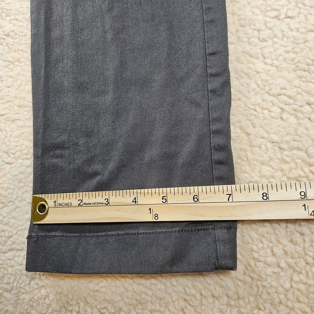 J.Crew Flex Sutton‎ Pants Mens 32x32 Gray Slim Fit Stretch Chino Dress Casual